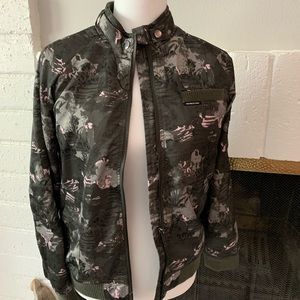 Members Only Girls' Satin Boyfriend Bomber Jacket